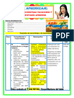 3° SESIÓN DIA 1 COM DIALOGAMOS SOBRE NUESTRAS VACACIONES Y LO QUE NOS GUSTARÍA APRENDER Ok