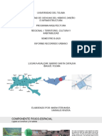 Informe Del Recorrido Urbano - Regional Mafe