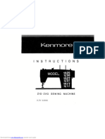 Kenmore 1203 Sewing Machine Instruction Manual