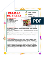 Receta Delicia de Fresa