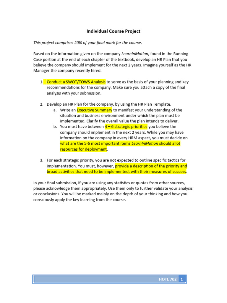 Learn in Motion Project | PDF | Swot Analysis | Business