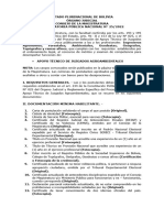 Convocatoria Apoyo Tecnico Agroambiental