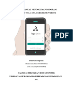 MANUAL BOOK Aplikasi Tugas Online - Dhimas Rifqi Junio - 202103010013