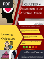 Chapter 6 Assessment in The Affective Domain