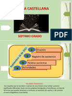 Lengua Castellana: Septimo Grado