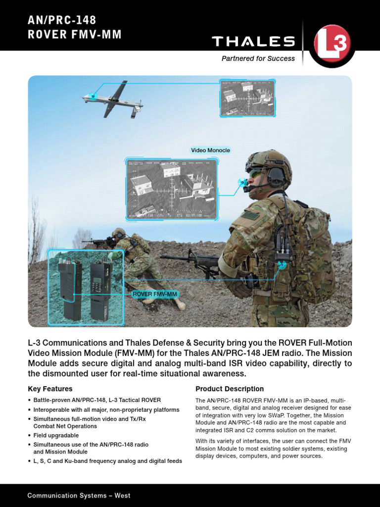 An PRC 148 Rover FMV MM - Web | PDF | Radio | Hertz
