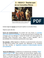 UNIDADE 1 - AULA 2 - Teorias Que Explicam Os Conceitos Éticos