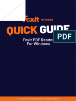 Foxit PDF Reader - Quick Guide