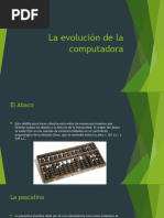 La Evolución de La Computadora | PDF | Bienes manufacturados ...