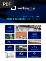 Productos y Ventajas de Metecno | PDF | Aislamiento térmico | Calidad ...