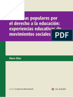 GLUZ - Las Luchas Populares Por El Derecho A La Educación Experiencias Educativas de - Movimientos Sociales