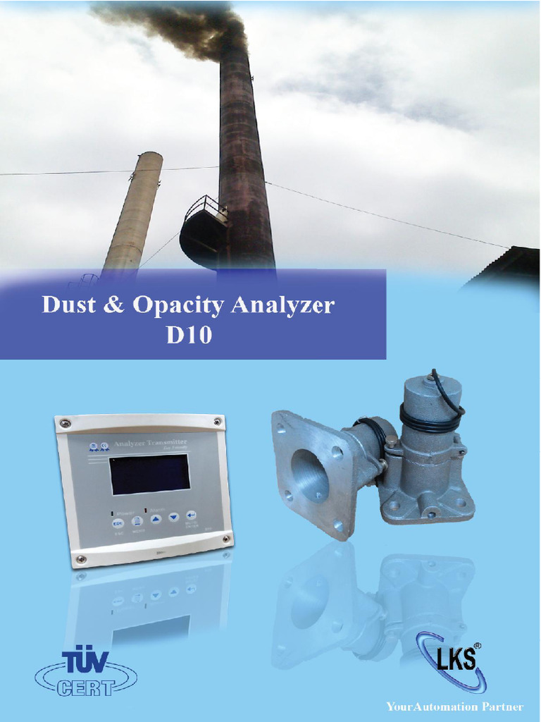 Dust & Opacity Analyzer D10.R02 PDF Exhaust Gas Incineration
