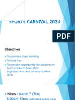 SPORTS CARNIVAL 2024 Briefing