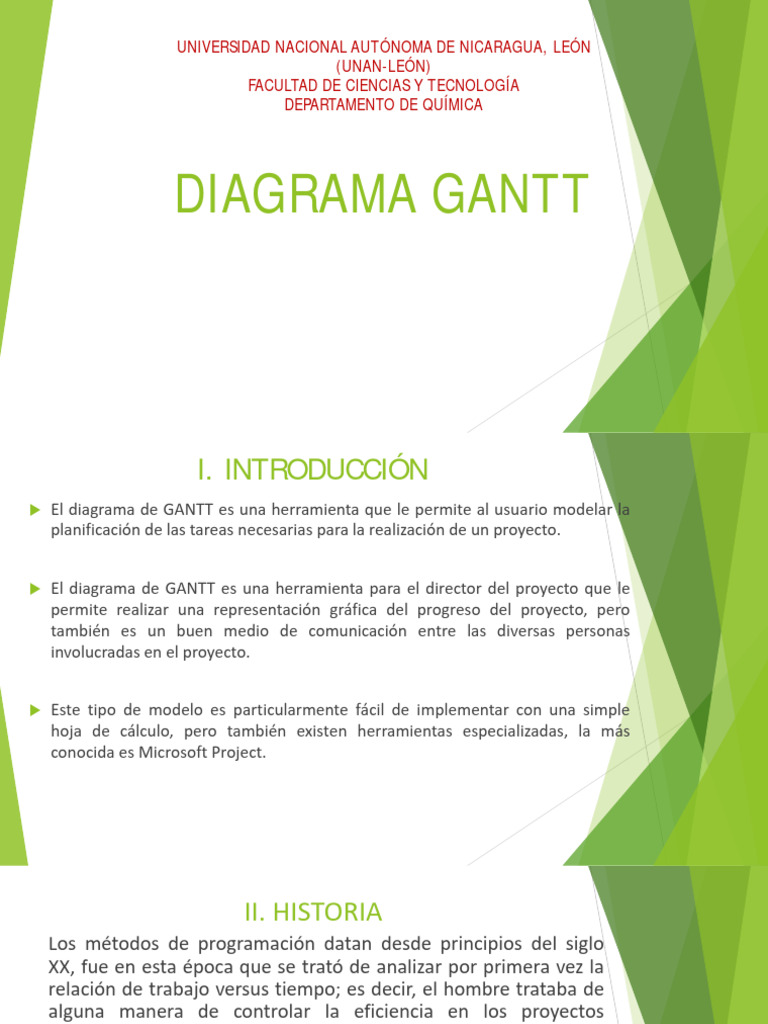 Diagrama de Gantt: Planificación de Proyectos | PDF | Planificación ...