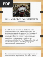 1899 Philippine Constitution