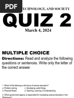 Quiz 2 STS