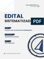 Edital Sistematizado Delta PC Pe Cejur
