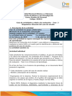 Guia de Actividades y Rúbrica de Evaluación - Unidad 1 - Fase 2 - Diagnóstico Situación Del Caso de Estudio