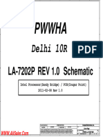 Toshiba Satellite C660 Compal LA-7202P PWWHA Delphi 10R Rev1.0 Schematic