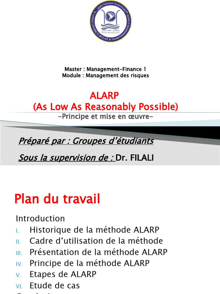 Mise en œuvre de la méthode ALARP | PDF | Risque | Probabilité