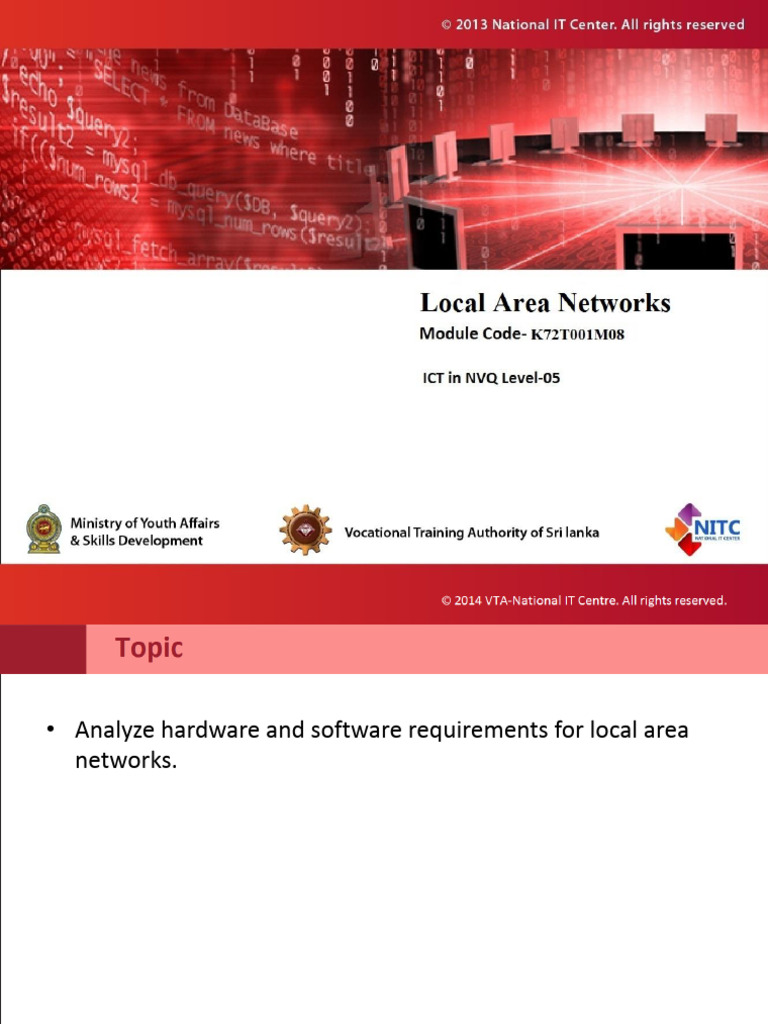 I | PDF | Computer Network | Local Area Network