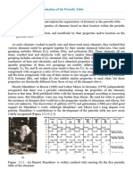 A Brief History of The Organization of The Periodic Table