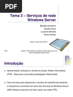 Tema 3-_Serviços de Rede Windows Server _15_JUL_17