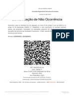 Comunicação de Não Ocorrência - CRECISP