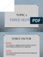 Topic 2 Force Vector