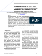 Kajian Karakteristik Fisik Bijih Emas Pada Lokasi Pesk (Penambangan Emas Skala Kecil) Di Daerah Lebak Gedong - Lebak, Banten