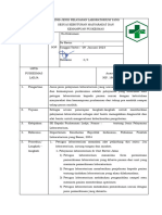 3.9.1 C.2 Sop Tentang Jenis-Jenis Pelayanan Laboratorium Yang Sesuai Dengan Kebutuhan Masyarakat Dan Kemampuan Puskesmas