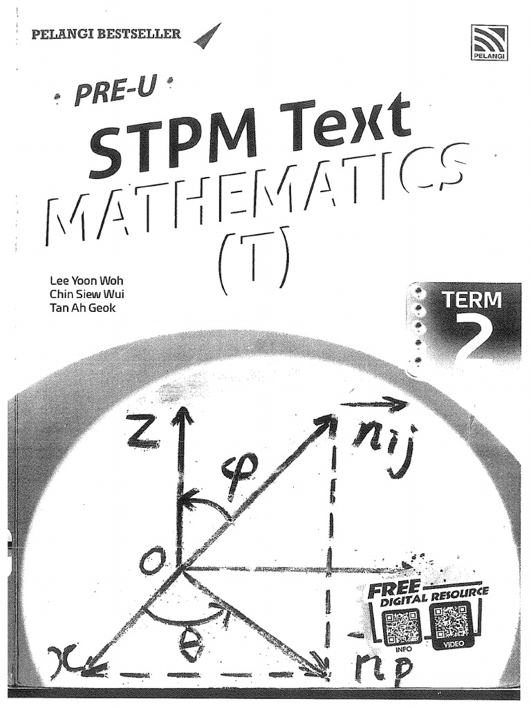Pre-U Mathematics STPM Term2 | PDF