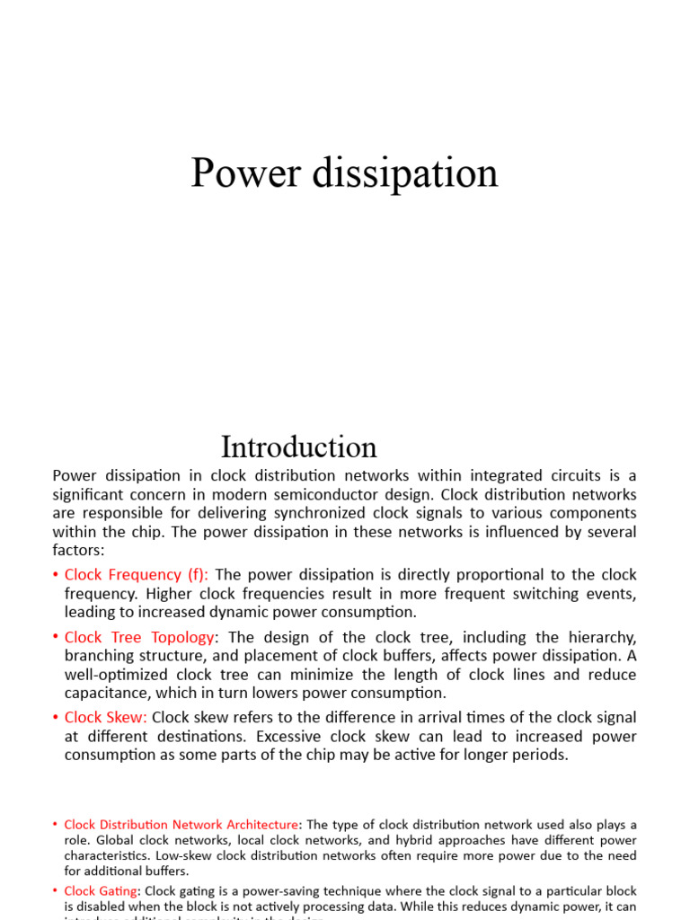 Clock Distributionlow Power (1) PDF Electronic Circuits Digital Electronics