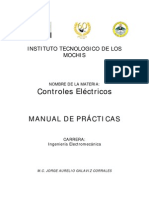 Controles Eléctricos - Manual de Prácticas