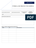 IC Simple Project Handover 27737 - WORD - ES