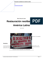 RestauraciónNeoliberalAL (2018) González