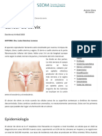Cáncer de Cervix - SEOM - Sociedad Española de Oncología Médica © 2019