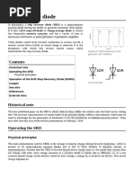 Step Recovery Diode