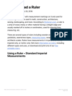 How To Read A Ruler - Inch Calculator