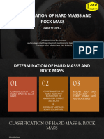 Determination of Hard Mass & Rock Mass