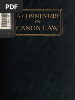 Commentary of Canon Law - Vol V