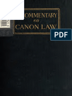 Commentary of Canon Law - Vol V