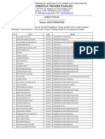 Universitas Negeri Padang: Surat Tugas - Nomor: 355/UN35/KP/2022