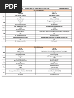 BSCS - Spring - TimeTable 18-Feb-24