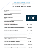 Ficha Técnica Integral de Educación Físic1 de Secundaria