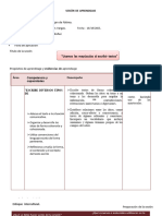 "Usamos Las Mayúsculas Al Escribir Textos": Sesión de Aprendizaje Datos Informativos