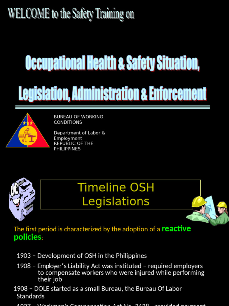 OSH Legislation and Enforcement in the Philippines | PDF | Occupational ...