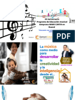 PDF - Conferencia La Música Como Medio para Desarrollar La Creatividad y La Inteligencia - Julio Garcia