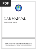 Digital Logic Design - Lab Manual - 2021