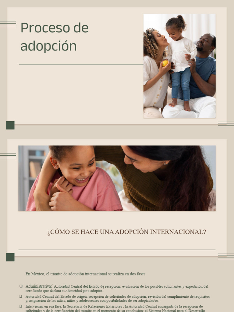 Requisitos para la adopción en México | PDF | Adopción | Derechos de ...